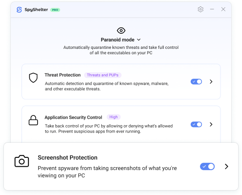 SpyShelter Prevent Screenshots